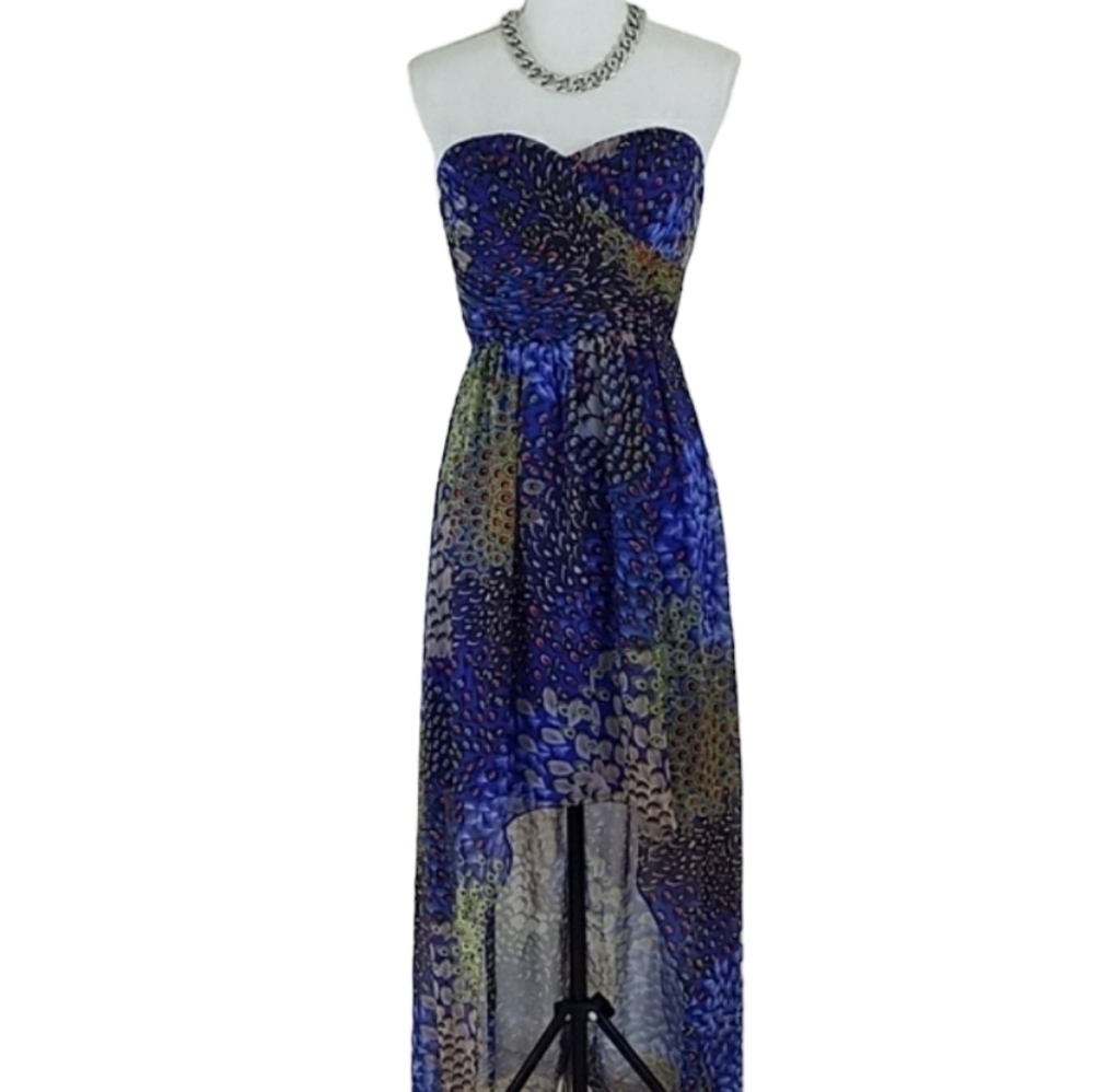 Max & Cleo~Sz 2~Multi High-Low Prom Dress NWT